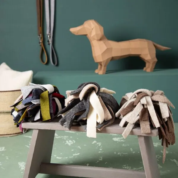 nahtur-design nahtur-design Schnüffelball | nachhaltiges Hundespielzeug, Flauschloden extra, – Produktbild 2 von 4