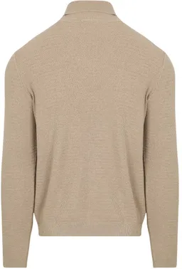 Suitable Suitable Rollkragenpullover Structure Melange Sand - Größe XL – Produktbild 1 von 1