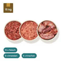 haustierkost.de haustierkost.de Geflügel Paket Hund Frostfutter 15 kg – Produktbild 1 von 1
