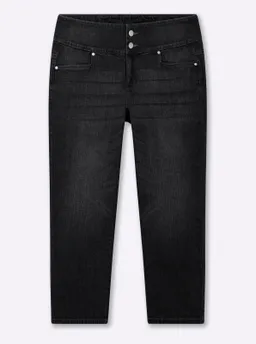 sheego High-waist-Jeans black denim – Produktbild 1 von 1