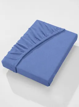 Biberna Betttuch blau – Produktbild 1 von 1