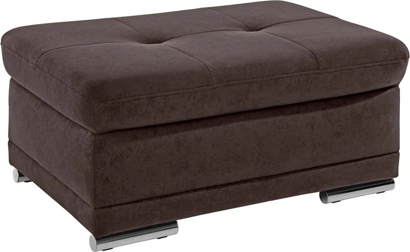 sit&more Polsterhocker Andiamo, Braun, – Produktbild 2 von 5