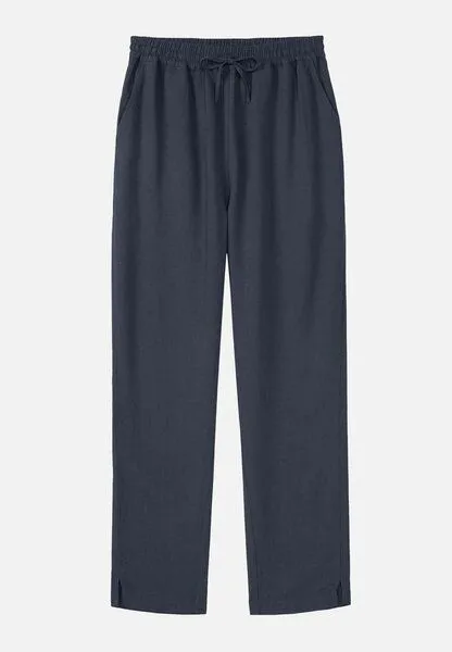 recolution Damen Hose aus Leinen und LENZING ECOVERO Viskose Mix - MOONFLOWER - recolution, Navy (blau), – Produktbild 2 von 4