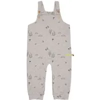 loud + proud loud + proud Baby & Kinder Latzhose Strukturstrick, GOTS-zertifiziert, Silver(grau), – Produktbild 1 von 1