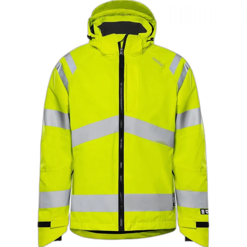 Fristads Wasserdichte Hochsichtbarkeitjacke Klasse 3 Fristads Shell 4680 Glps, Jaune, – Produktbild 1 von 1