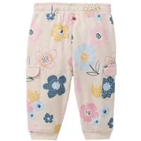 People Wear Organic People Wear Organic Cargo Sweat Hose, beige bedruckt, "Blumen", Bio-Baumwolle – Produktbild 1 von 1
