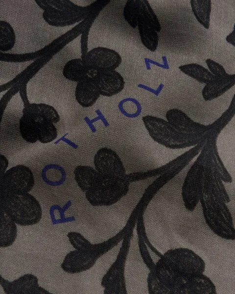 Rotholz Rotholz Tuch Flowery Bandana, Braun (floral beige), – Produktbild 2 von 3