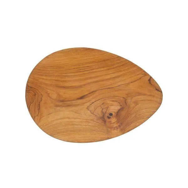Originalhome Originalhome Design Teller aus recyceltem Teakholz, Natur, – Produktbild 1 von 4