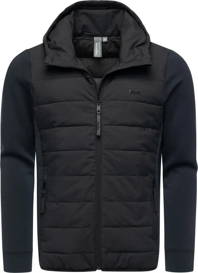 ragwear ragwear Steppjacke Rendy Tech YOUMODO Gesteppte Herren Outdoorjacke mit weichen Ärmeln, Schwarz, – Produktbild 2 von 4