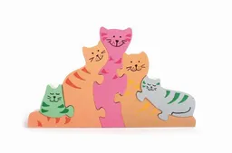 El Puente El Puente Puzzle "Katzenfamilie" – Produktbild 1 von 1