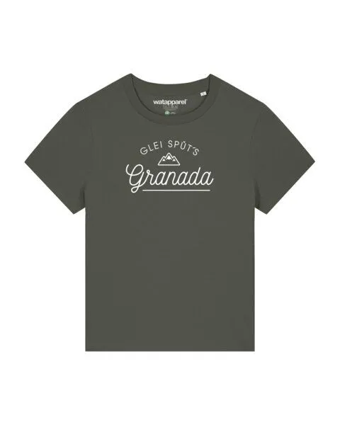 watapparel watapparel T-Shirt Frauen Glei Spüt's Granada, Khaki, – Produktbild 1 von 3