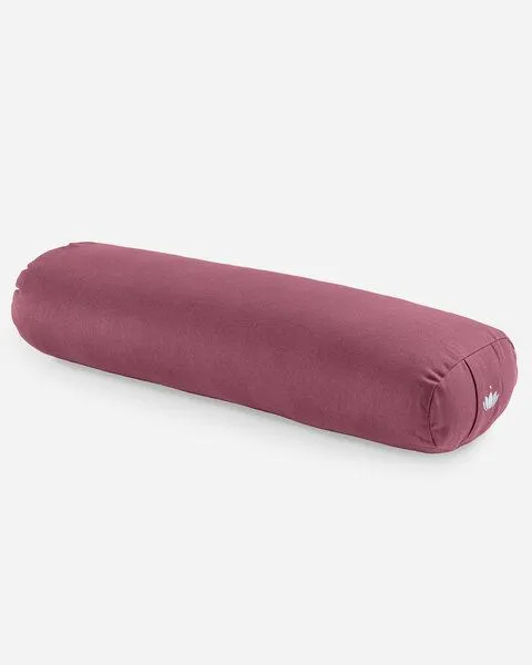 Lotuscrafts Lotuscrafts BIO Yoga Bolster RESTORATIVE S mit weicher Kapokwolle gefüllt, Aubergine, – Produktbild 1 von 4