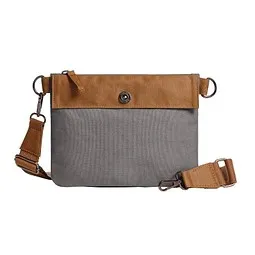 Halfar Reißverschluss-Tasche LIFE, grau-braun – Produktbild 1 von 1