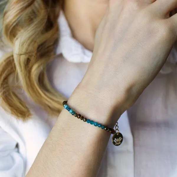 Divasya Divasya Armband aus Apatit & Tigerauge – Produktbild 2 von 4