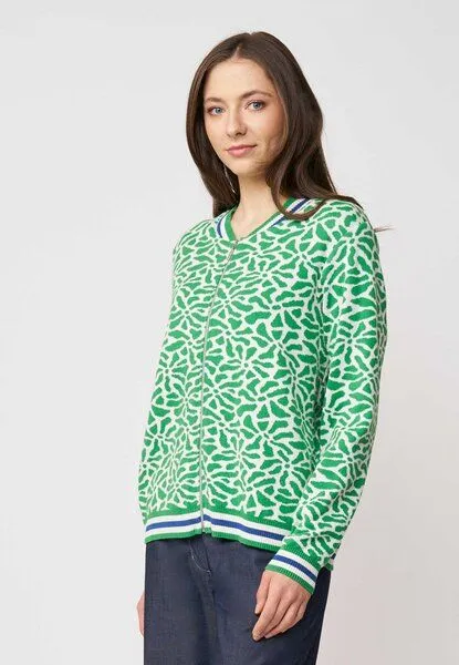 LANA Organic LANA Organic Strickjacke für Damen, Modell Alsora, Alsora island green, – Produktbild 2 von 4