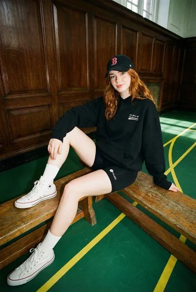 THE FACE OF ELEMENTS The Face of Elements Statement - Oversized Fit Hoodie aus 100% Bio-Baumwolle, Black (schwarz), – Produktbild 2 von 4