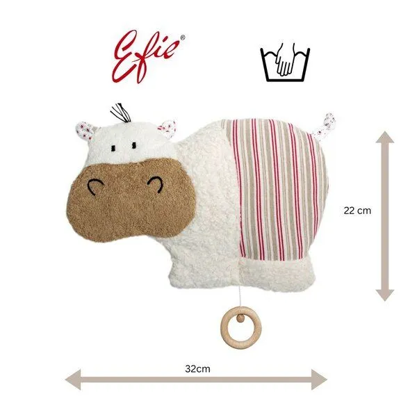 Efie Efie Spieluhr Nilpferd, kbA – Produktbild 6 von 8