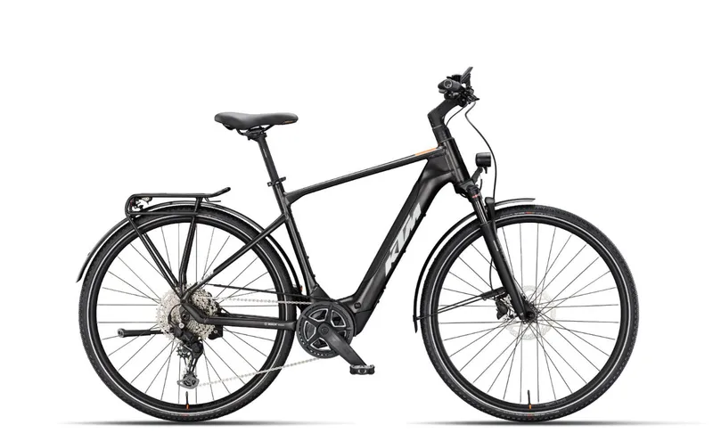 KTM KTM POWER SPORT SX - 28 Zoll 400Wh 11K Wave - diamond black matt, Weiss,orange, – Produktbild 1 von 1