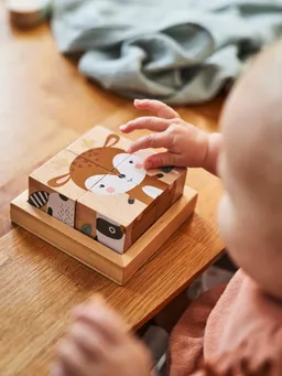Vertbaudet Baby Würfelpuzzle MÄRCHENWALD – Produktbild 1 von 1