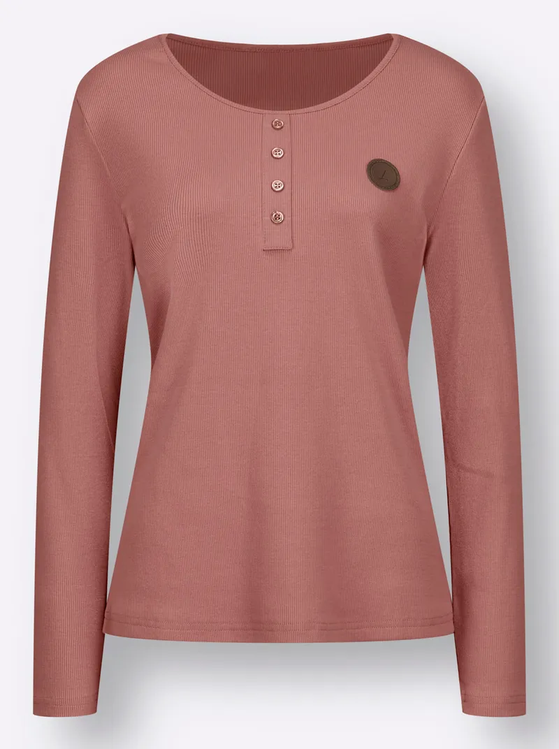 Witt Langarmshirt rosenholz, Rosenholz, – Produktbild 1 von 2