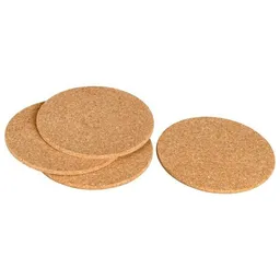 Kork-Deko Kork-Deko 4er-Pack Topfuntersetzer aus Kork | versch. Größen | Kork-Untersetzer - 100% Kork – Produktbild 1 von 1