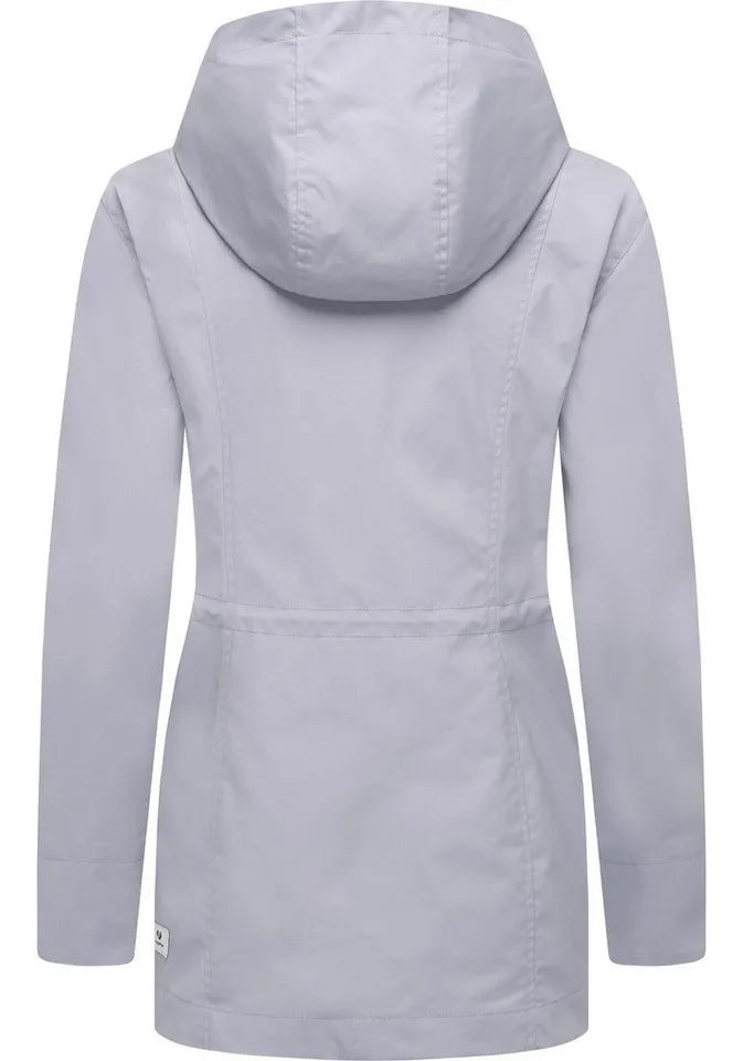 ragwear ragwear Outdoorjacke Monadetta A Leichte Kapuzenjacke für die Übergangszeit, Lila, – Produktbild 4 von 5