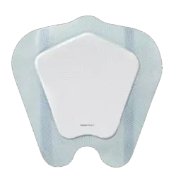 Coloplast Biatain Silicone Schaumverberband Sakrum groß 25 x 25 cm 5 St Verband – Produktbild 1 von 1