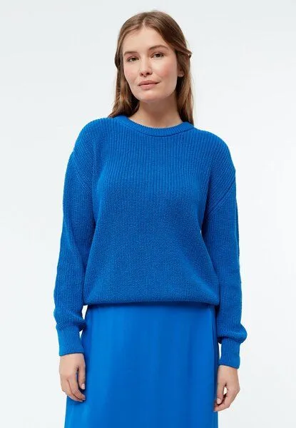 Givn Berlin Givn Berlin Strickpullover GBARIA loose Fit aus Bio-Baumwolle, Electric blue, – Produktbild 1 von 4