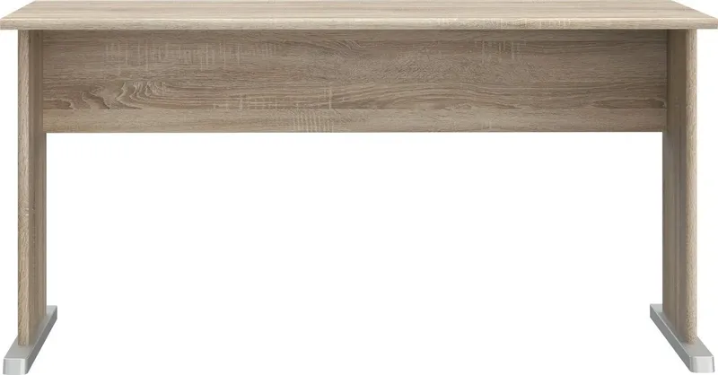 FORTE Schreibtisch Tempra, Breite 144 cm, Beige, – Produktbild 3 von 5
