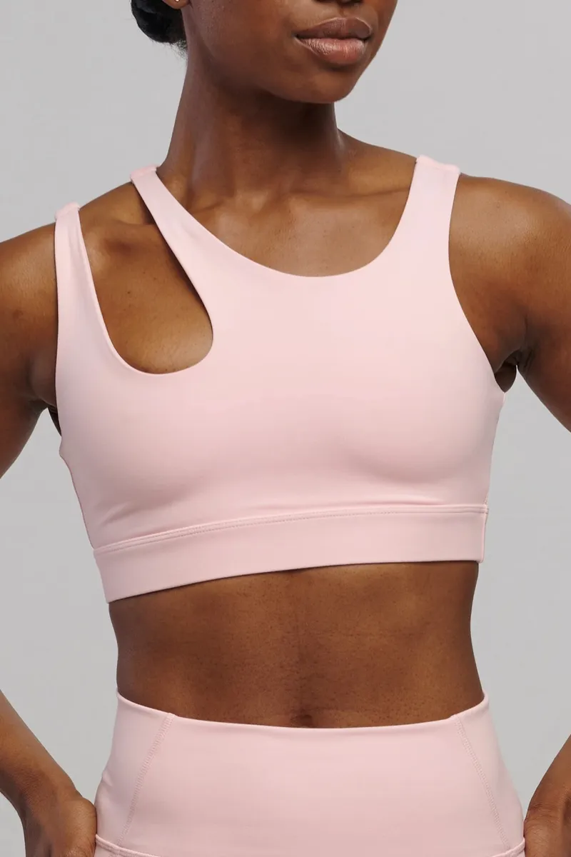 SEAAV SEAAV Damen vegan Sport Bh Ausschnitt Erdbeer Creme, Hell-pink, – Produktbild 2 von 2