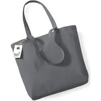 Westford Mill Baumwolltasche Shopper Westford Mill Organic Cotton Shopper, Graphit, – Produktbild 1 von 1