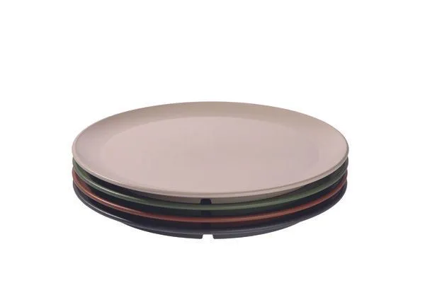 reMAIN reMAIN MAINplate – 4 St. Mehrweg Teller 23 cm, Earth mix ( gem. naturfarben ), – Produktbild 1 von 2