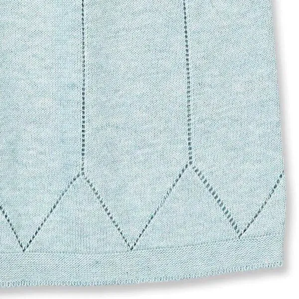 Sense Organics sense-organics Sommerliches Baby Strickkleid Orla in graublau von Sense Organics GOTS – Produktbild 4 von 4