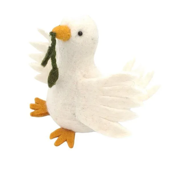 short'n'pietz short'n'pietz Friedenstaube als Filz Eierwärmer – Produktbild 2 von 4