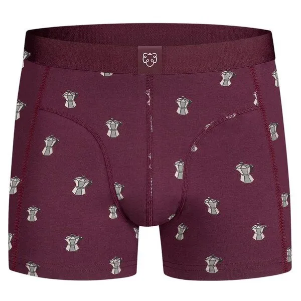 A-Dam A-Dam Boxerbrief Gemustert, Burgundy percolator (braun), – Produktbild 1 von 1