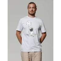 watapparel watapparel T-Shirt Unisex Kleiner Astronaut mit Luftballon, Cool heather grey, – Produktbild 1 von 1