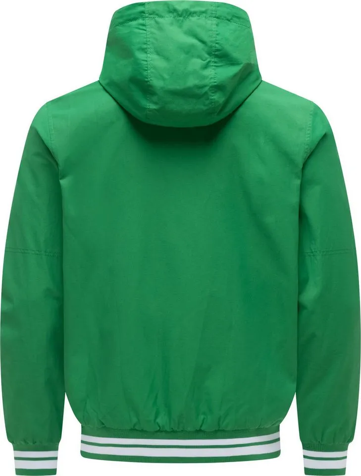 ragwear ragwear Outdoorjacke Stewan YOUMODO leichte Herren Übergangsjacke mitelastischen Bündchen, Grün, – Produktbild 4 von 5