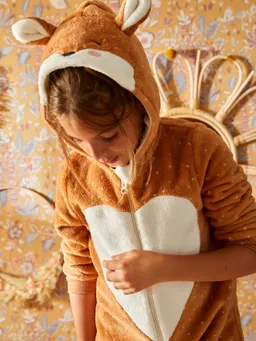 Vertbaudet Kinder Plüsch-Overall FUCHS – Produktbild 1 von 1