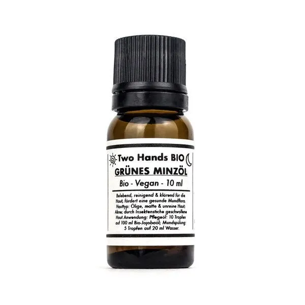 Two Hands BIO Two Hands BIO Grünes Minzöl Spearminze 10 ml – Produktbild 1 von 1