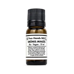 Two Hands BIO Two Hands BIO Grünes Minzöl Spearminze 10 ml – Produktbild 1 von 1