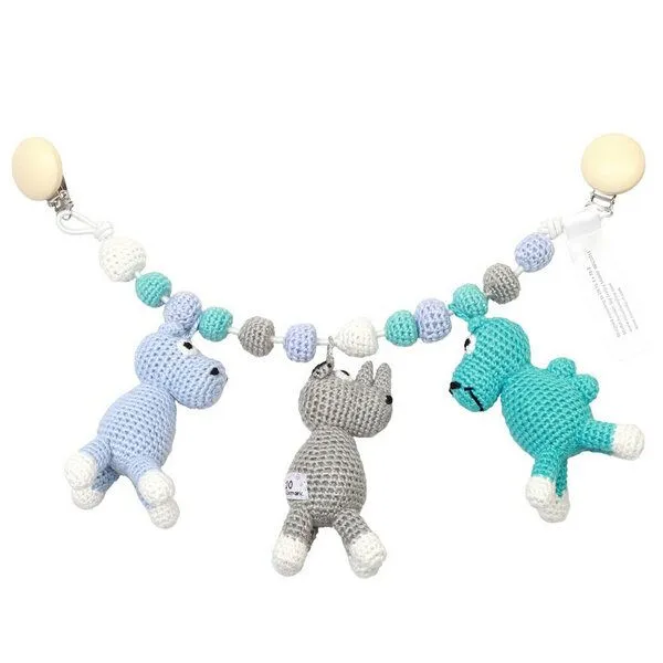 natureZoo of Denmark natureZoo of Denmark Kinderwagenkette Nilpferd Nashorn Kamel – Produktbild 1 von 1