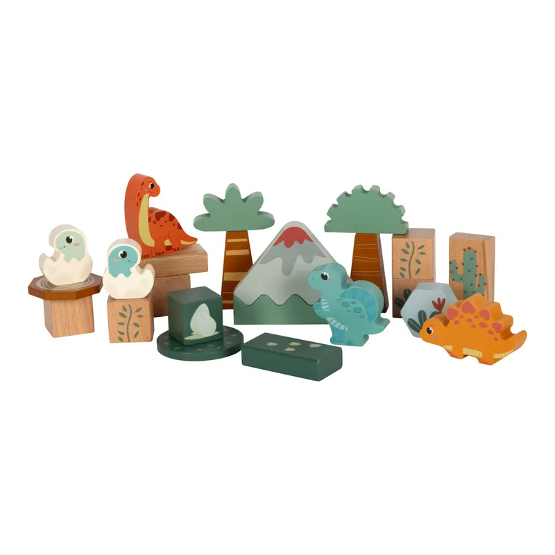 small foot Holzbausteine „Dino“ Small Foot 12621 – Produktbild 1 von 8