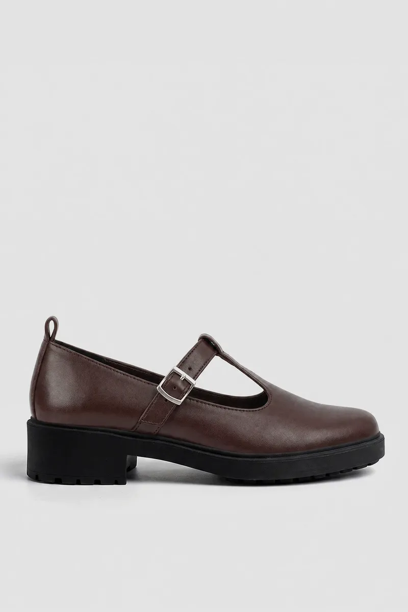 BOHEMA BOHEMA Damen vegan Schuhe Mary Jane Curtsy Braun, Braun, – Produktbild 2 von 2