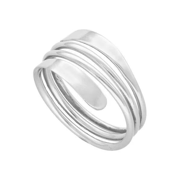 pakilia pakilia Silber Ring Spiral Feder – Produktbild 2 von 5