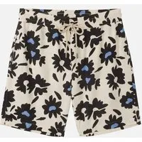 recolution Herren Shorts aus Leinen und LENZING ECOVERO Viskose Mix - CURRY BLOOM - recolution, Electric blue (blau), – Produktbild 1 von 1
