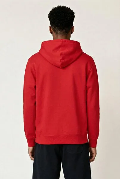 THE FACE OF ELEMENTS The Face of Elements Color Rush - Regular Fit Hoodie aus 100% Bio-Baumwolle, Signal red (rot), – Produktbild 4 von 4