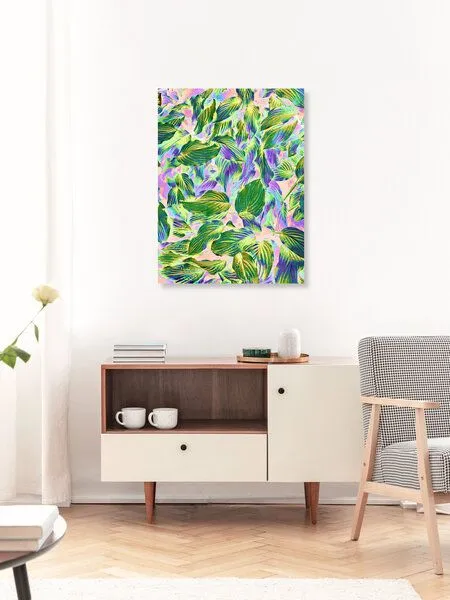 Photocircle Photocircle Poster / Leinwandbild - Happy Leaves – Produktbild 3 von 4