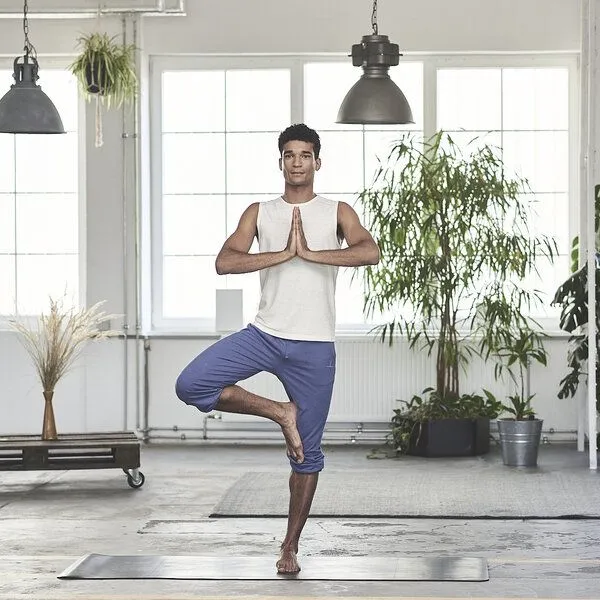 HempAge HempAge 7/8 Yoga Hose Hanf/Biobaumwolle, Black (schwarz), – Produktbild 1 von 4