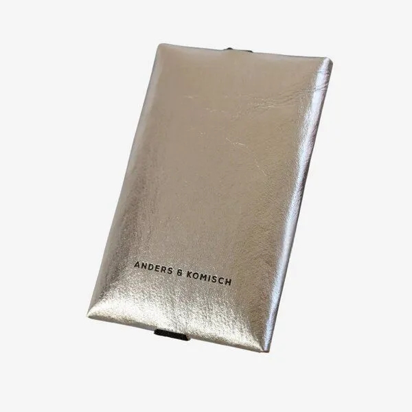 ANDERS & KOMISCH ANDERS & KOMISCH Kartenetui mit Münzfach in Silber - Slim Wallet - A&K TINY, Pink, – Produktbild 3 von 4