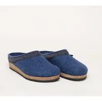 Stegmann Stegmann Filzclog 108 aus 100% edler Merino-Wolle für Damen & Herren | Hochwertiger Filz-Hausschuh - Made in Tirol, Blau, – Produktbild 1 von 1